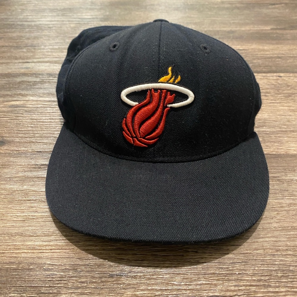 Adidas Miami Heat Fitted Hat